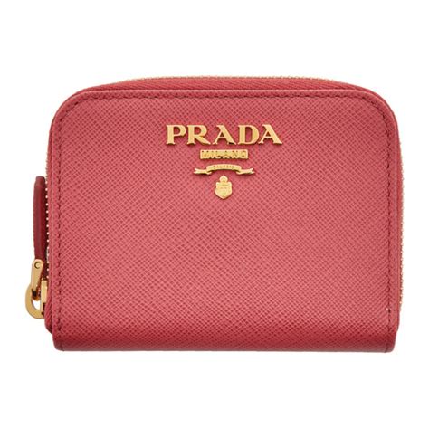 prada mini zip wallet|Prada billfold wallet.